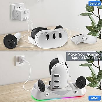 Amazon.co.jp: Grathia 充電ドック Meta Quest 3用 高速充電