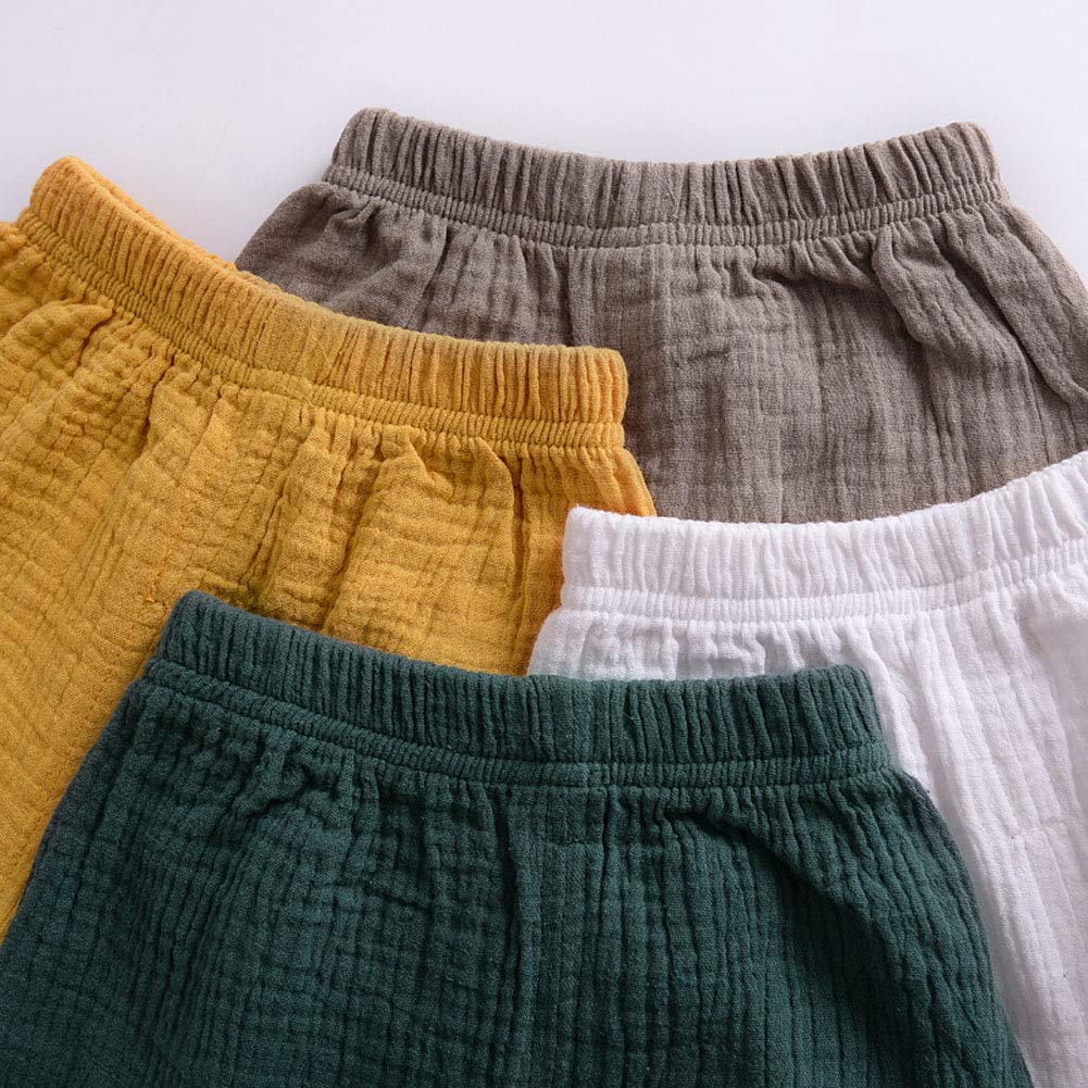Pantalons Bébé Garçon, Enfants Bébé Fille Garçon Coton Culotte Bouffante Bloomers Ample Jogging Sport Décontracté de Pantalons 1-5 Ans