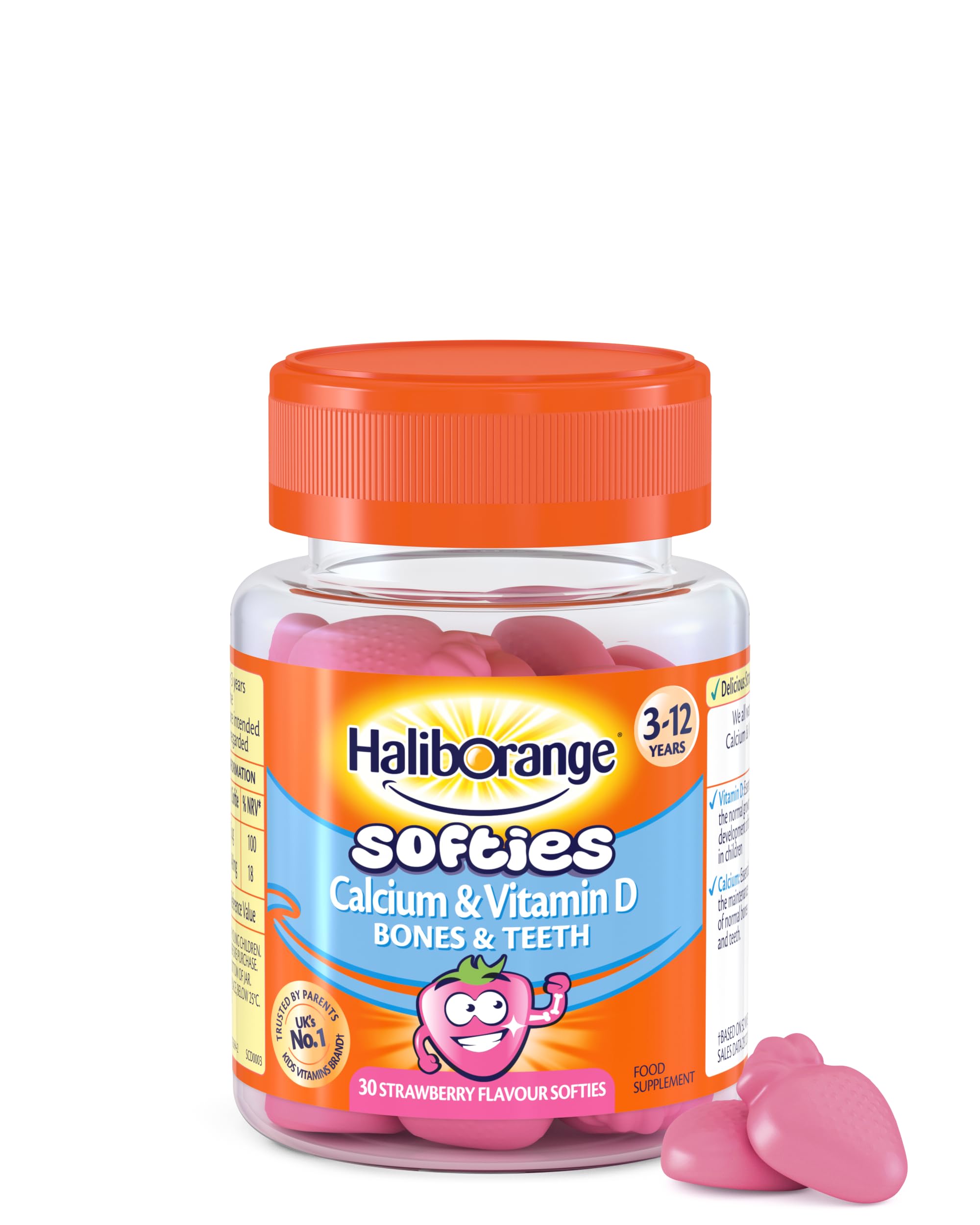 Haliborange Calcium & Vitamin D Softies 30s 100% ORIGINAL ⭐⭐⭐⭐⭐