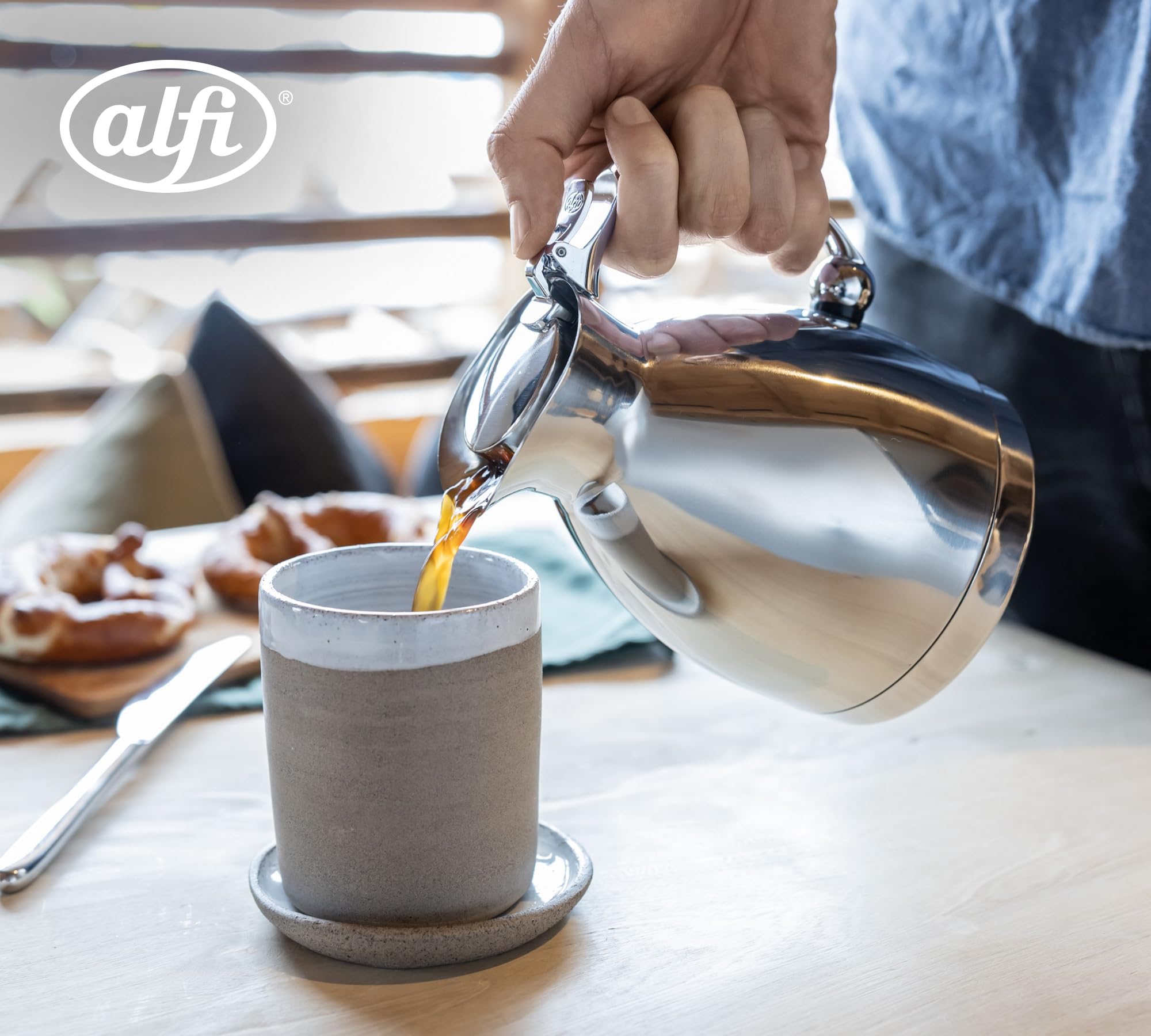 Amazon.com: Alfi Hotello Stainless Top Thermal Carafe, 4-Cup