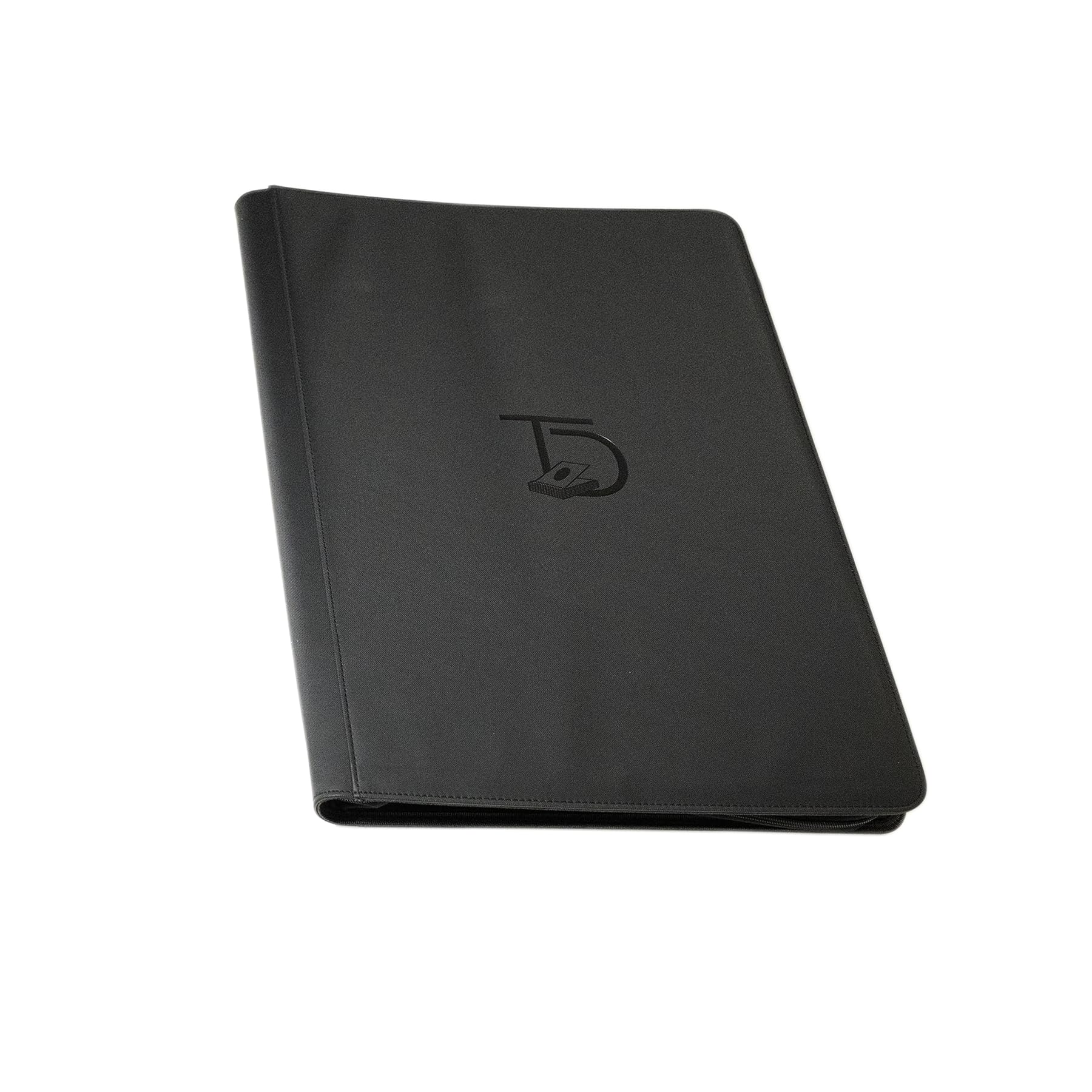 TopDeck 2000 Card Binder TCG ARCHIVE 30 Pocket Card Binder Ringless Binder Kompatibel mit Pokemon Karten, Yu-Gi-Oh, Magic the Gathering, und mehr - Side Load Sleeves - Karten Album (Schwarz)