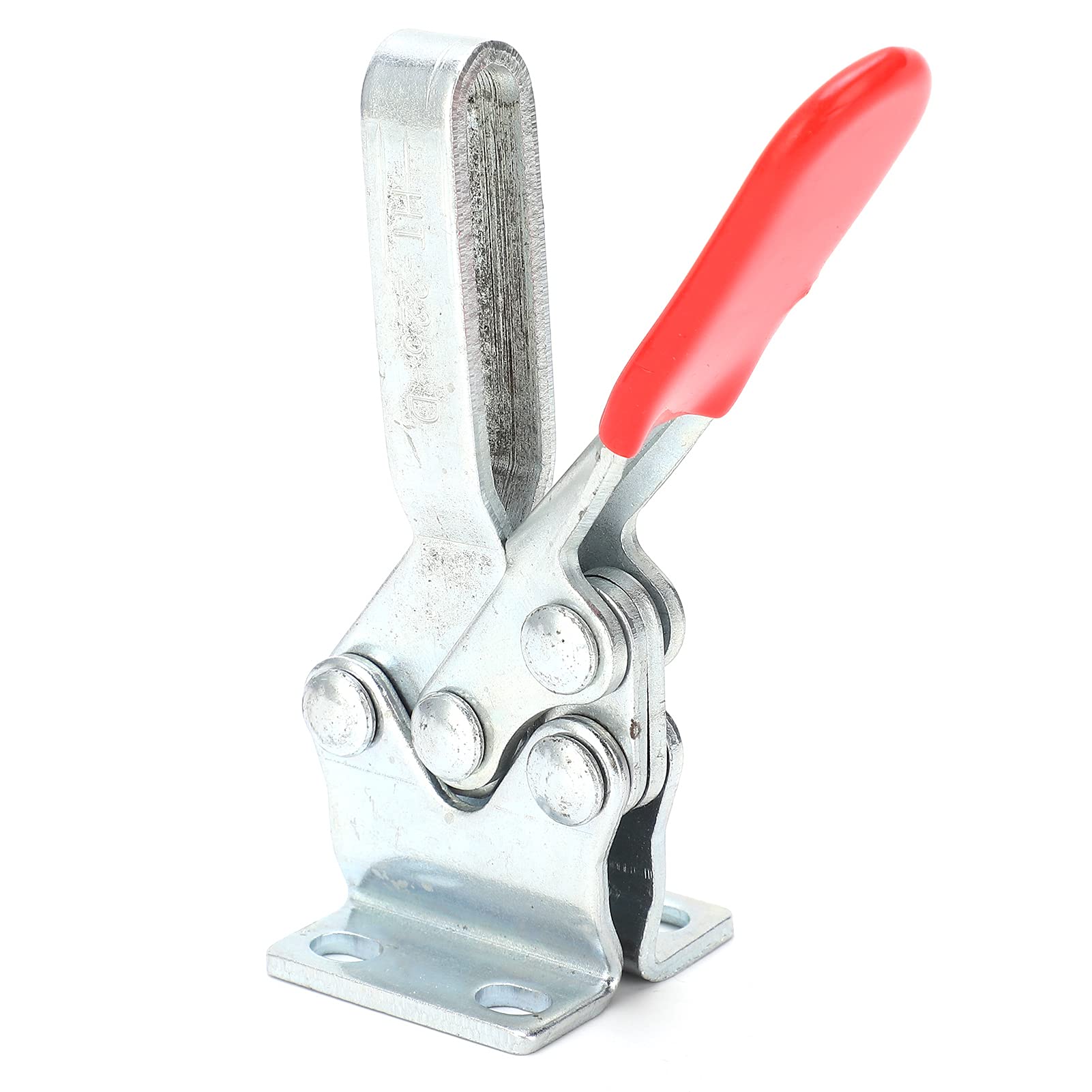 NDNCZDHC Toggle Clamp, 500lb Holding Capacity, 225D Quick Release Horizontal Clamps for Woodworking Jigs and Fixtures, Welding with Antislip Rubber Pressure Tip