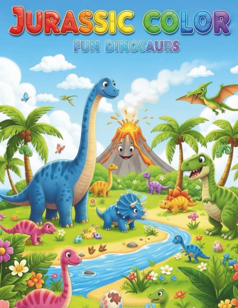 Jurassic Colors: Fun Dinosaurs