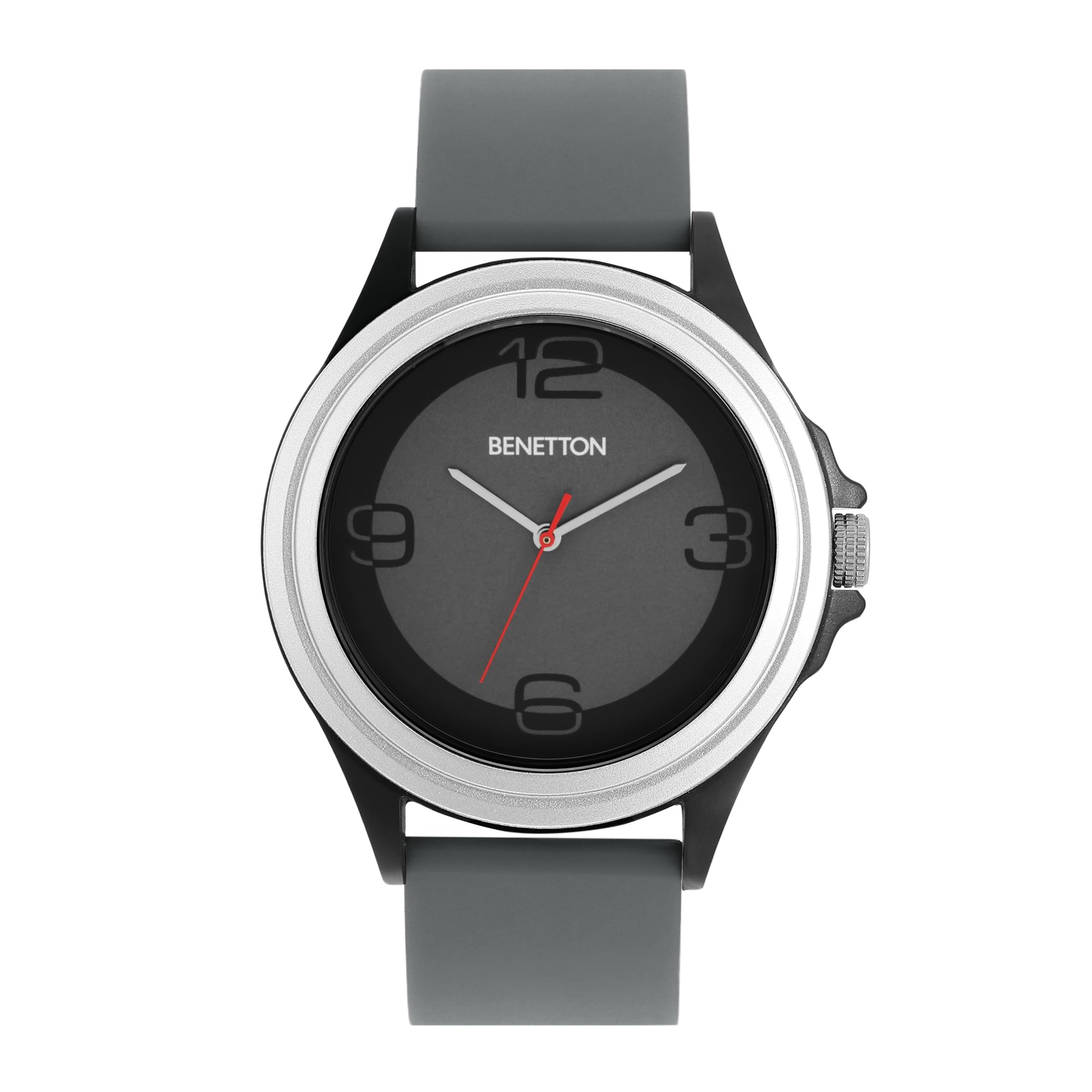 UNITED COLORS OF BENETTON Men Grey Round Resin Dial Analogue Watch- UWUCG0307 (B0CP88NH95) Amazon Price History, Amazon Price Tracker