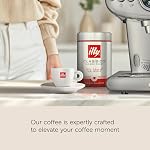 illy Ground Espresso Coffee - 100% Arabica – Classico Medium Roast - Notes of Caramel, Orange Blossom & Jasmine - No Preservatives – 250 g (Pack of 1)