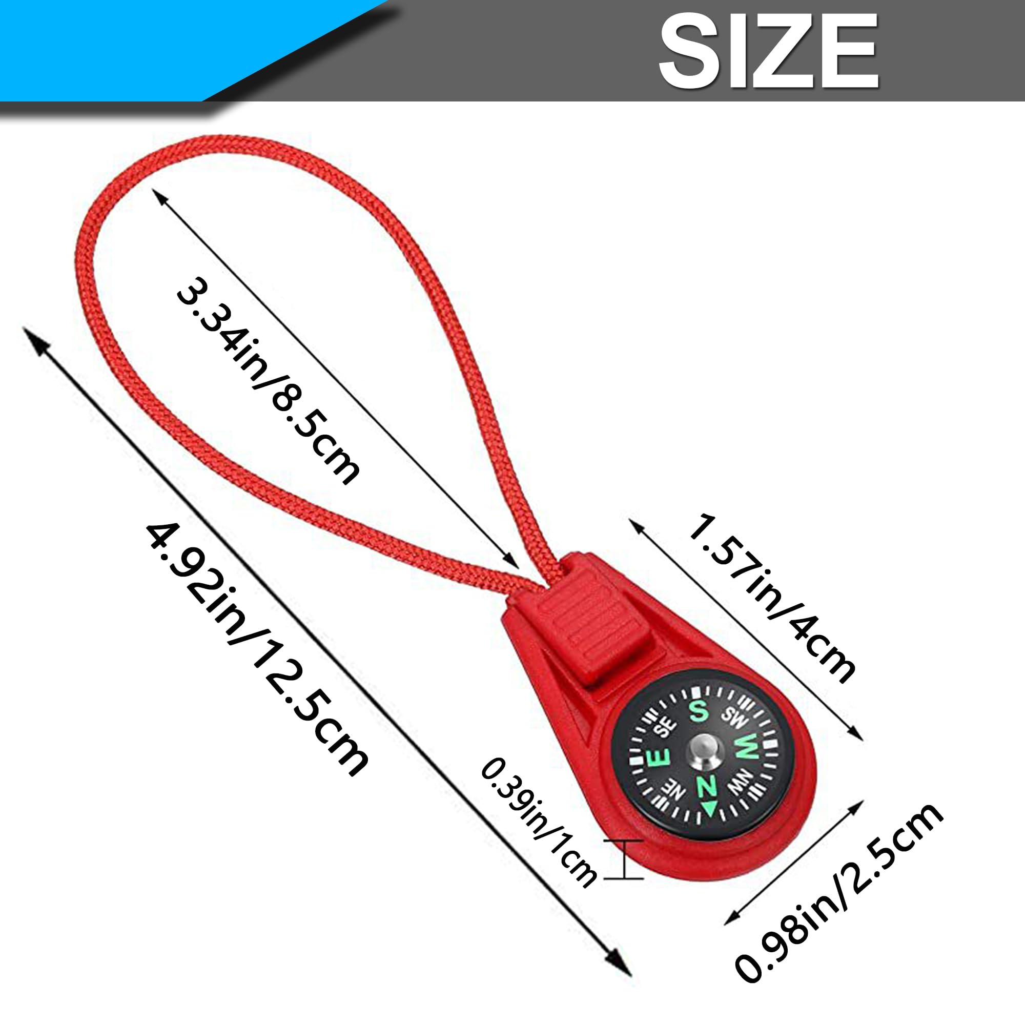 Training Compass Mini Compass Bulk 27-Pack Mini Compass Set - 9 Colors, Survival Compass ...