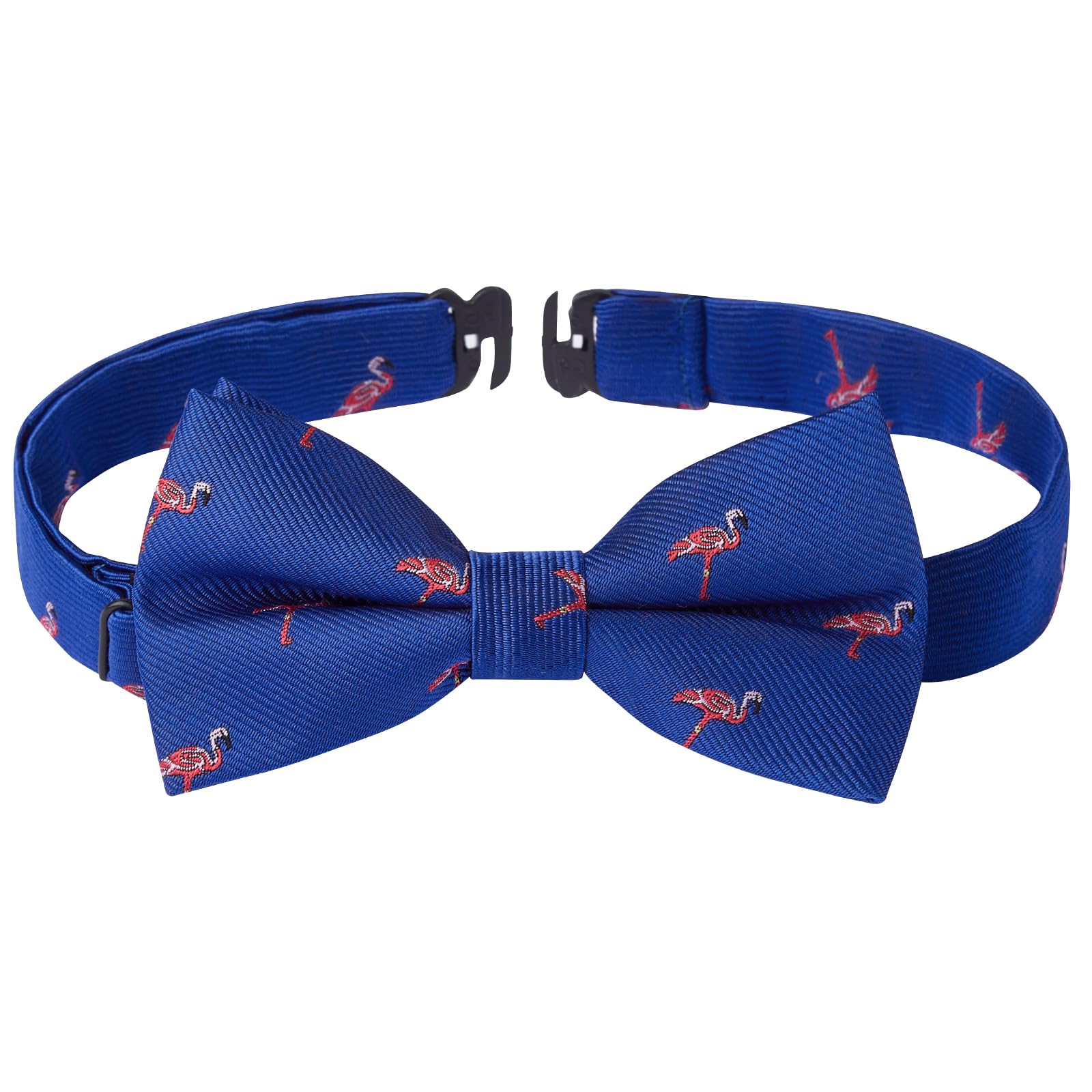 HISDERN Bow Ties for Boys Pre Tied Toddler Bow Tie Adjustable Kids Bowties Clip On Fun Patterned Bowties for Wedding Party