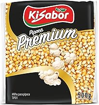 Milho para Pipoca, Premium, Kisabor, 500 Gramas