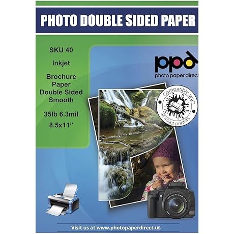 Matte Brochure Paper PPD-40-100 for Inkjet: Perfect for Vibrant, Durable Presentations