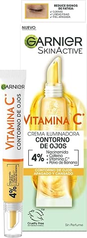 Garnier SkinActive, creme iluminador de olhos com vitamina C, 15 ml