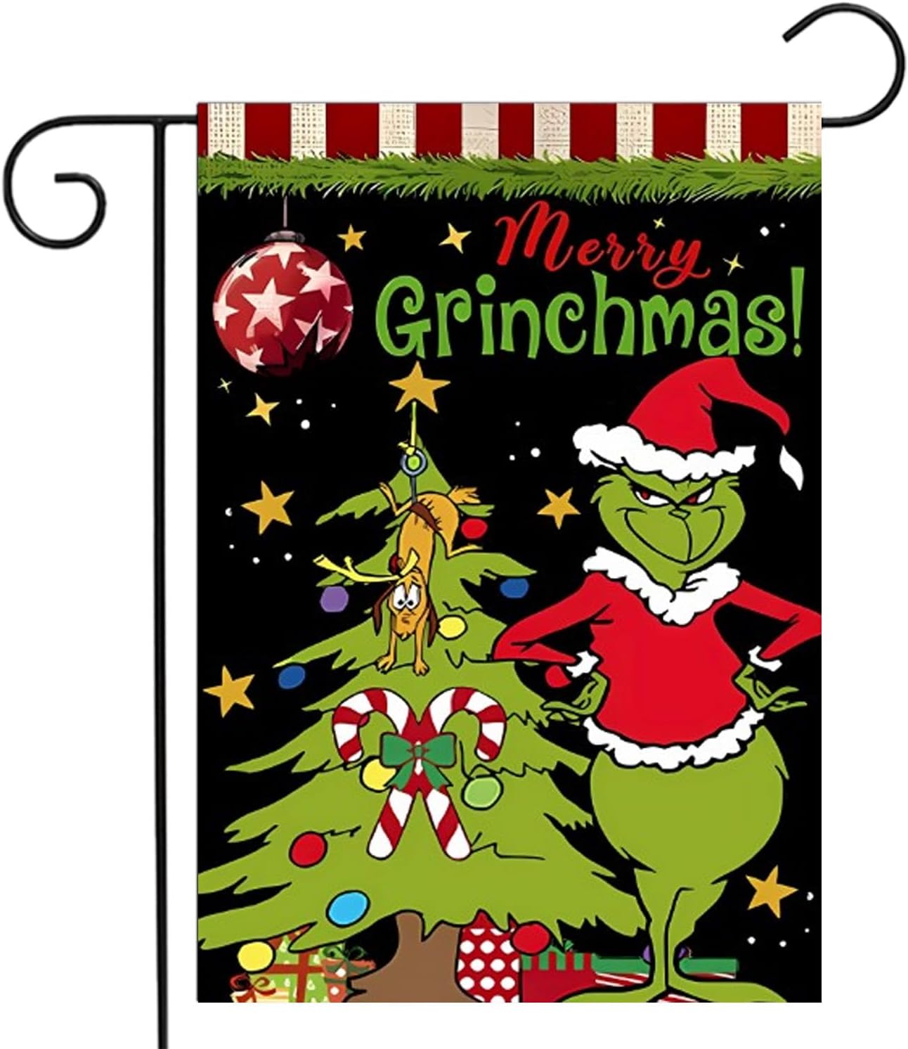 Christmas Garden Flag 12×18 Inch Double Sided 1Pcs