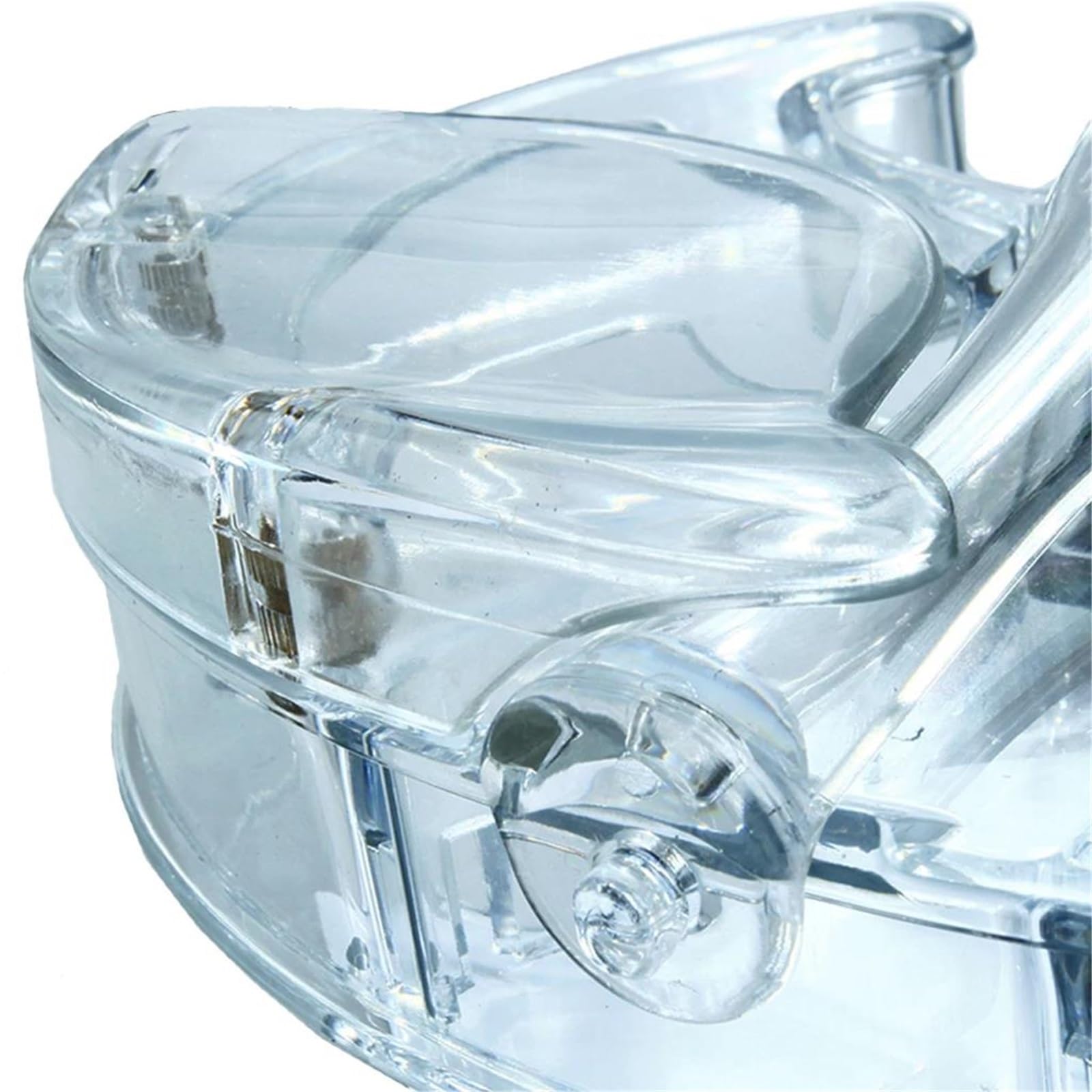 4/4 Violino Elettrico Luminoso Luci LED Colorate Prestazioni Acriliche Reali Con Cuffie Con Custodia Per Pickup(B)