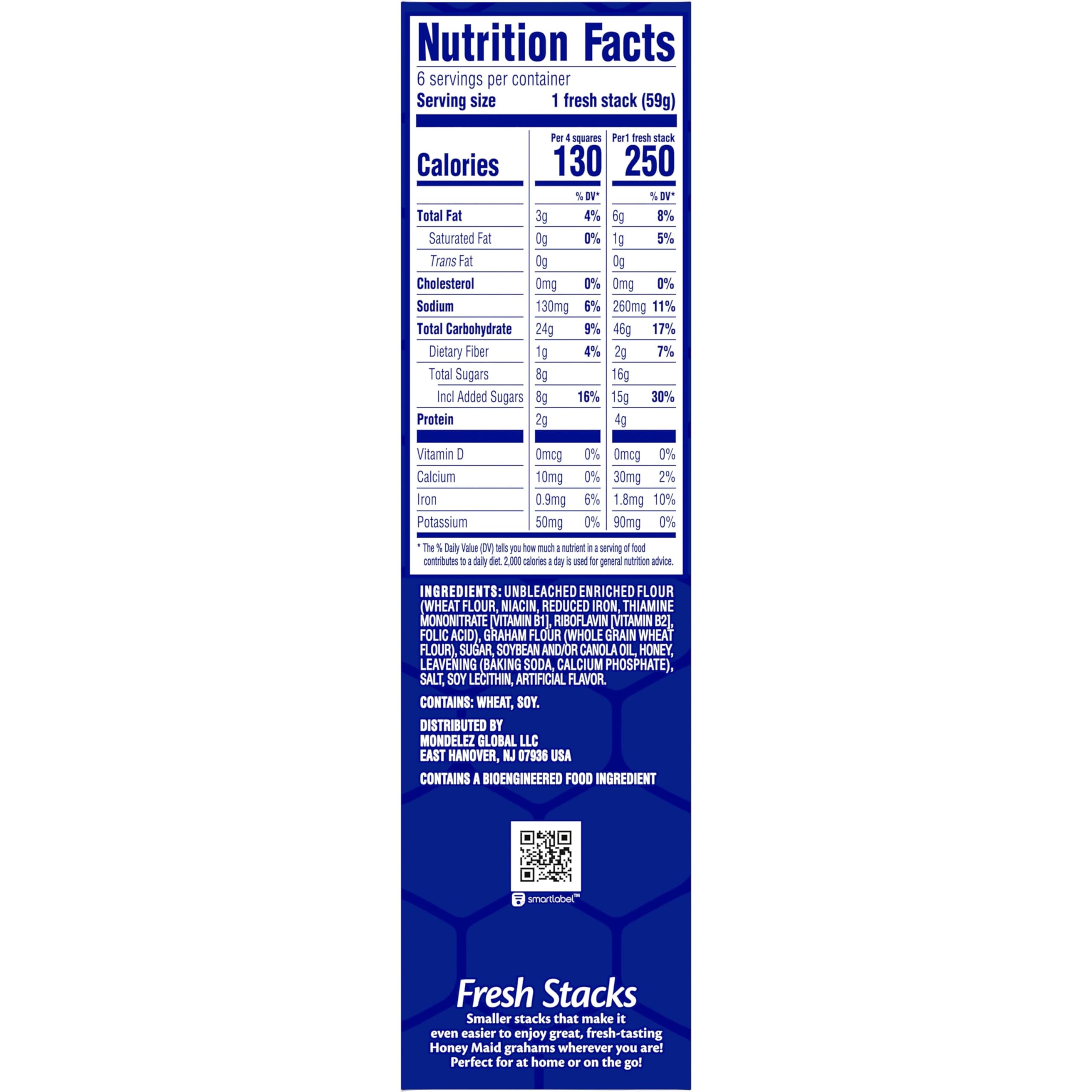 Honey Maid Graham Crackers in Fresh Stacks (12.2-Ounce Boxes, 6-Pack)