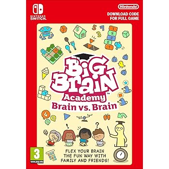 Big Brain Academy: Brain vs. Brain - Standard Download Code (Switch)