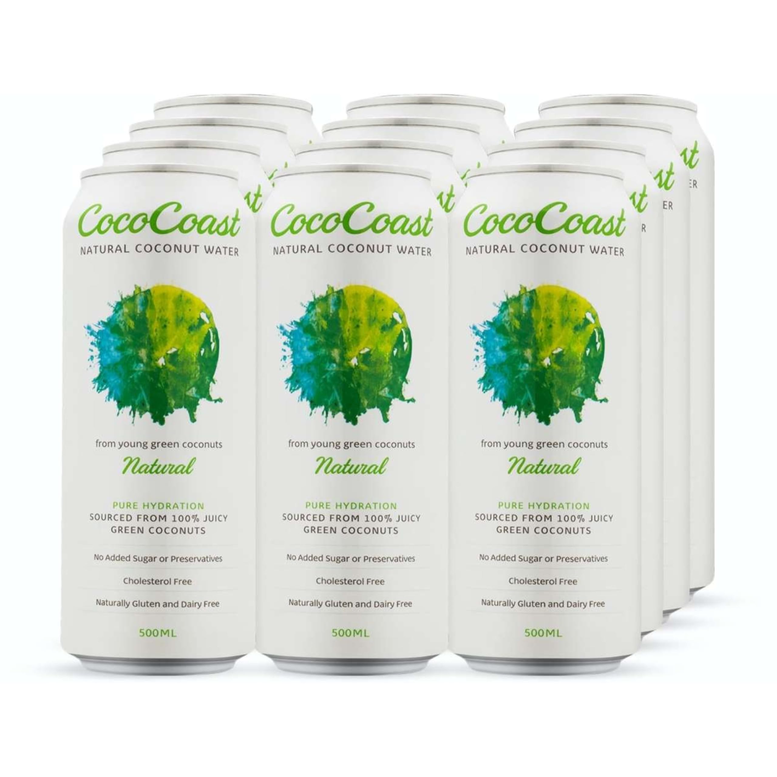 Coco Coast Natural Coconut Water 500 ml (Pack of 12)