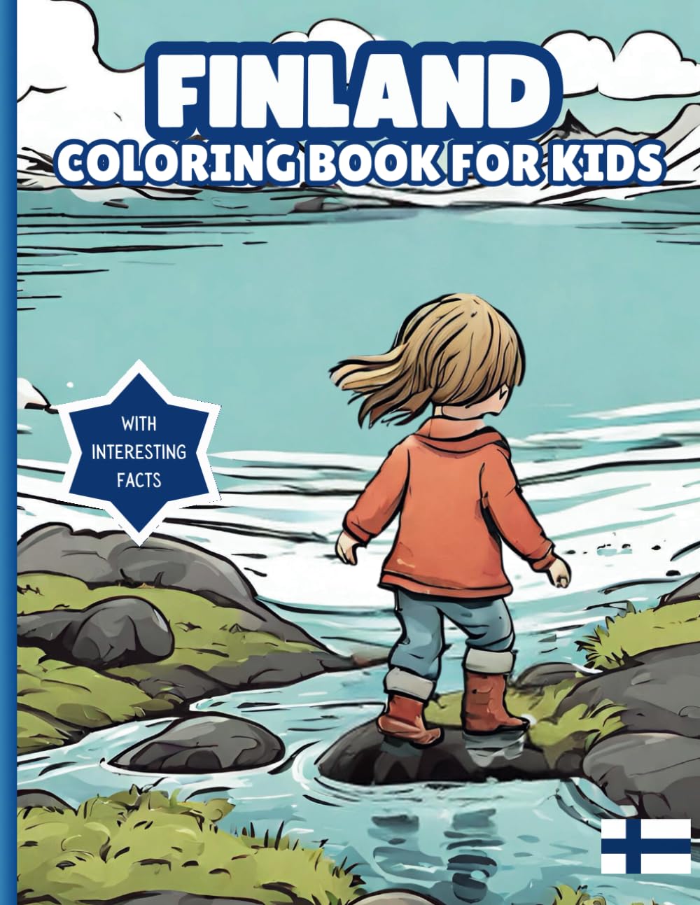 Finland Coloring Book For Kids: With Interesting Facts