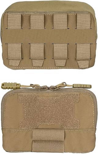 Miniatura 2 de TOPTACPRO Bolsa táctica MOLLE para panel de administración, bolsa de pecho pequeña para chaleco táctico JPC2.0 AVS CPC MOLLE System Gun Belt 500D