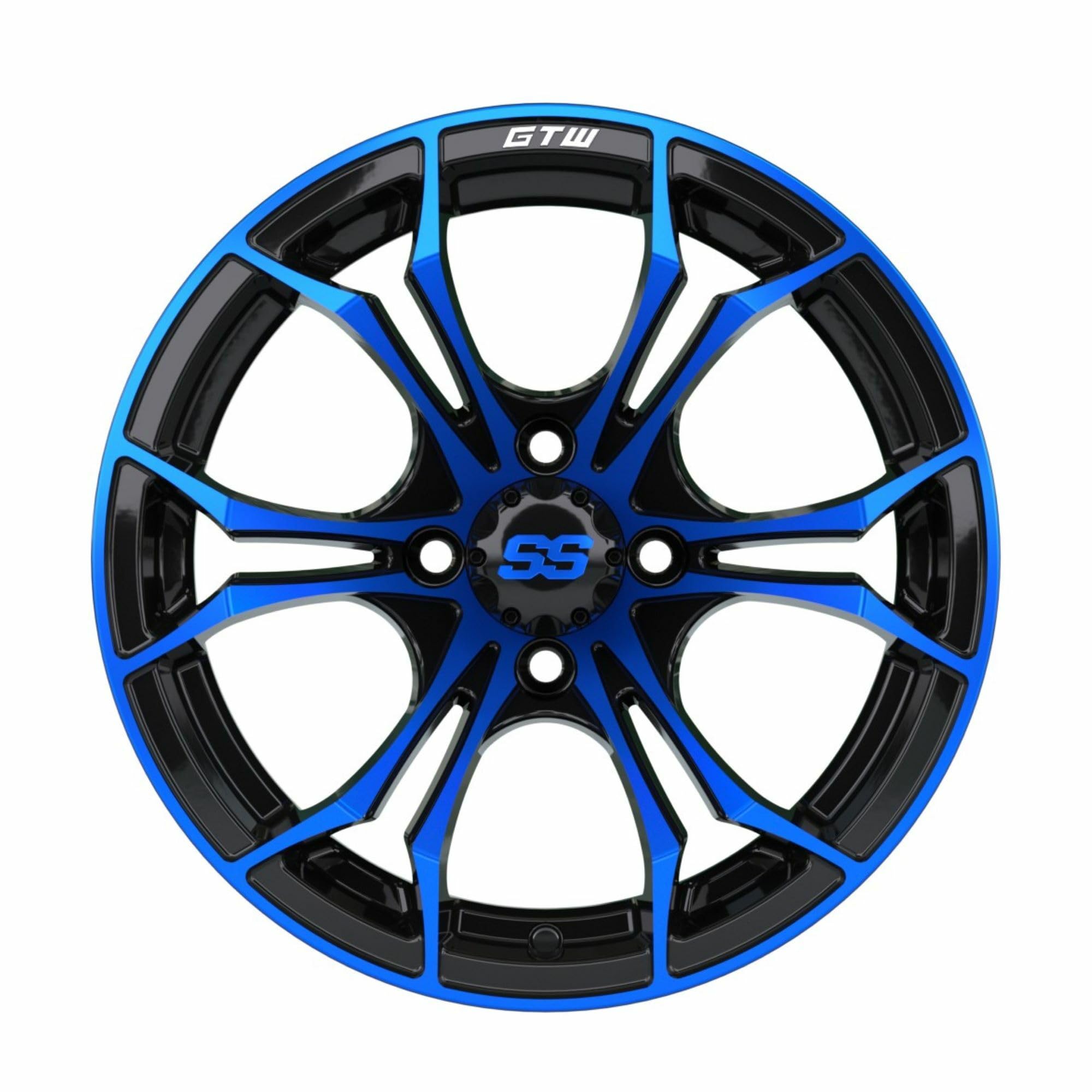 Amazon.com: GTW Spyder - 14 Inch Aluminum Golf Cart Wheel 14x7 | 4