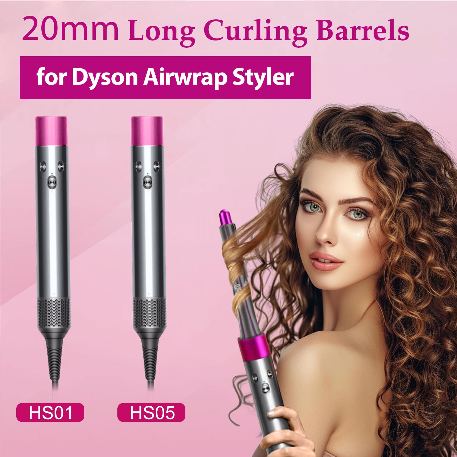 Amazon | 1 ペア 20 ミリメートル/0.78 インチ長ヘアアイロンバレル