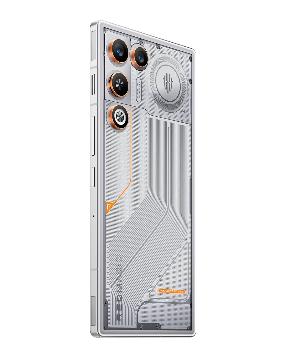REDMAGIC 11 Air 144Hz Gaming Smartfon, 5G Android Smartphone, 16GB RAM+512GB ROM, Snapdragon 8 Elite, 6.85" OLED Ekran, FHD+ Gaming Telefon, 50MP Kamera, 80W Ładowarka, Dual-Sim, NFC Pomarańczowy
