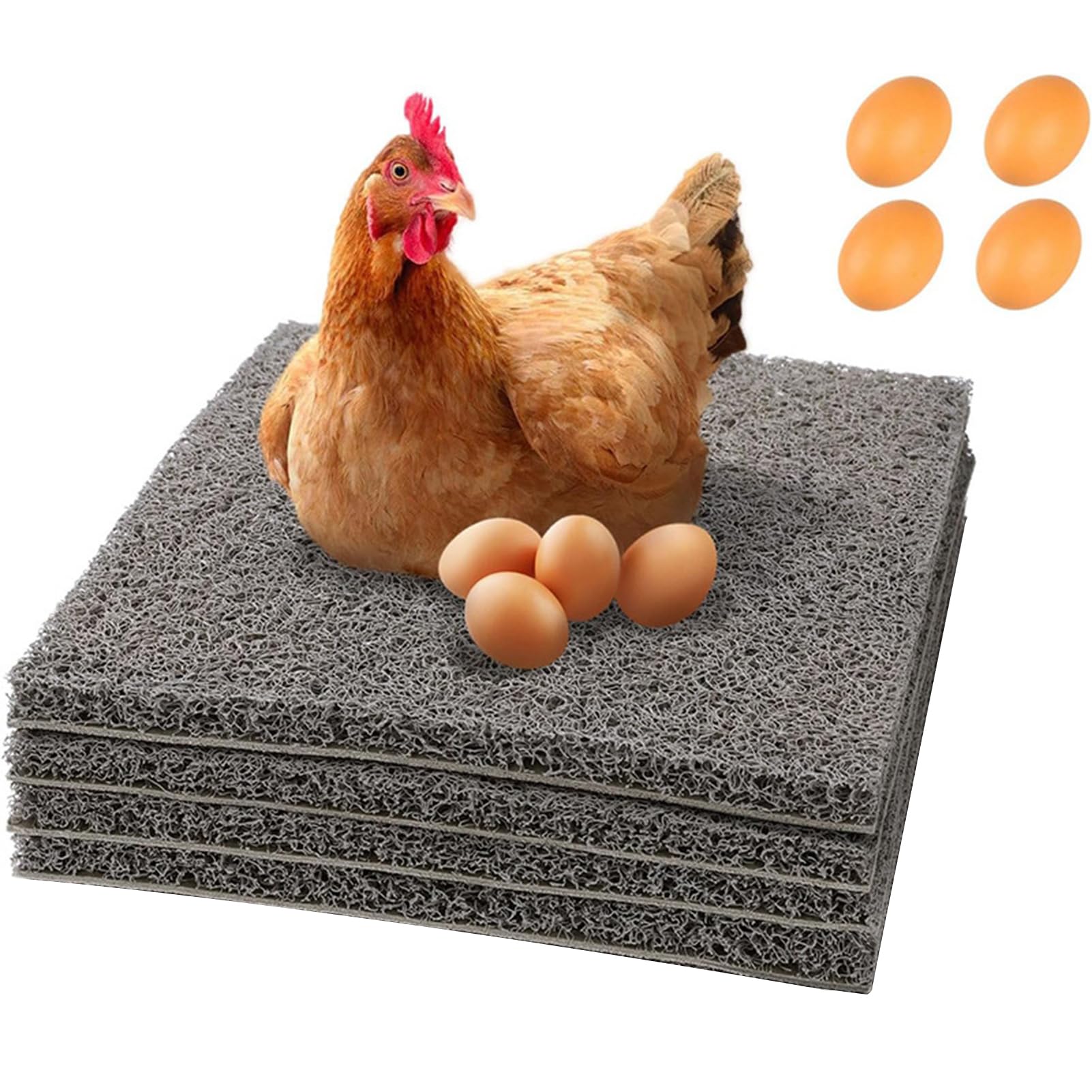 Tapis de nidification pour poules contre la casse des oeufs
