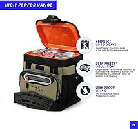 Vista 45 de Titan by Arctic Zone Deep Freeze Cooler - Enfriador de cuerpo duro sin cremallera, aislamiento de congelación profunda, forro de cuerpo duro