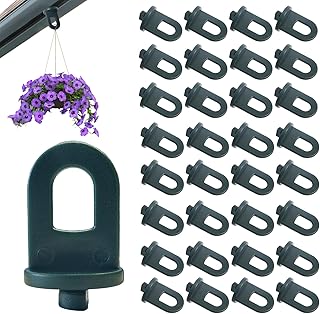 120 Stück Gewächshausclips, Hoher Tragkraft Pflanzenhalter Aufhängevorrichtungen, Stabile Gewächshausclips, Ösen Rankhilfe Clips, Stabile Pflanzenhalter für Gewächshäuser Gärten Obstgarten
