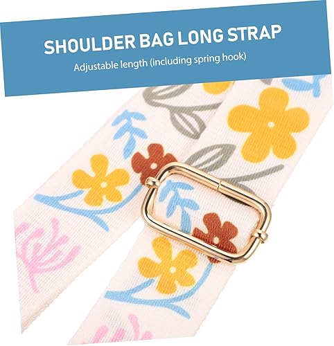 Miniatura 9 de EXCEART 7 Pcs Backpack Straps Purse Handle Strap Vintage Purse Strap Adjustable Bag Strap Padded Tote Bag Strap with Buckles Crossbody Bag Strap