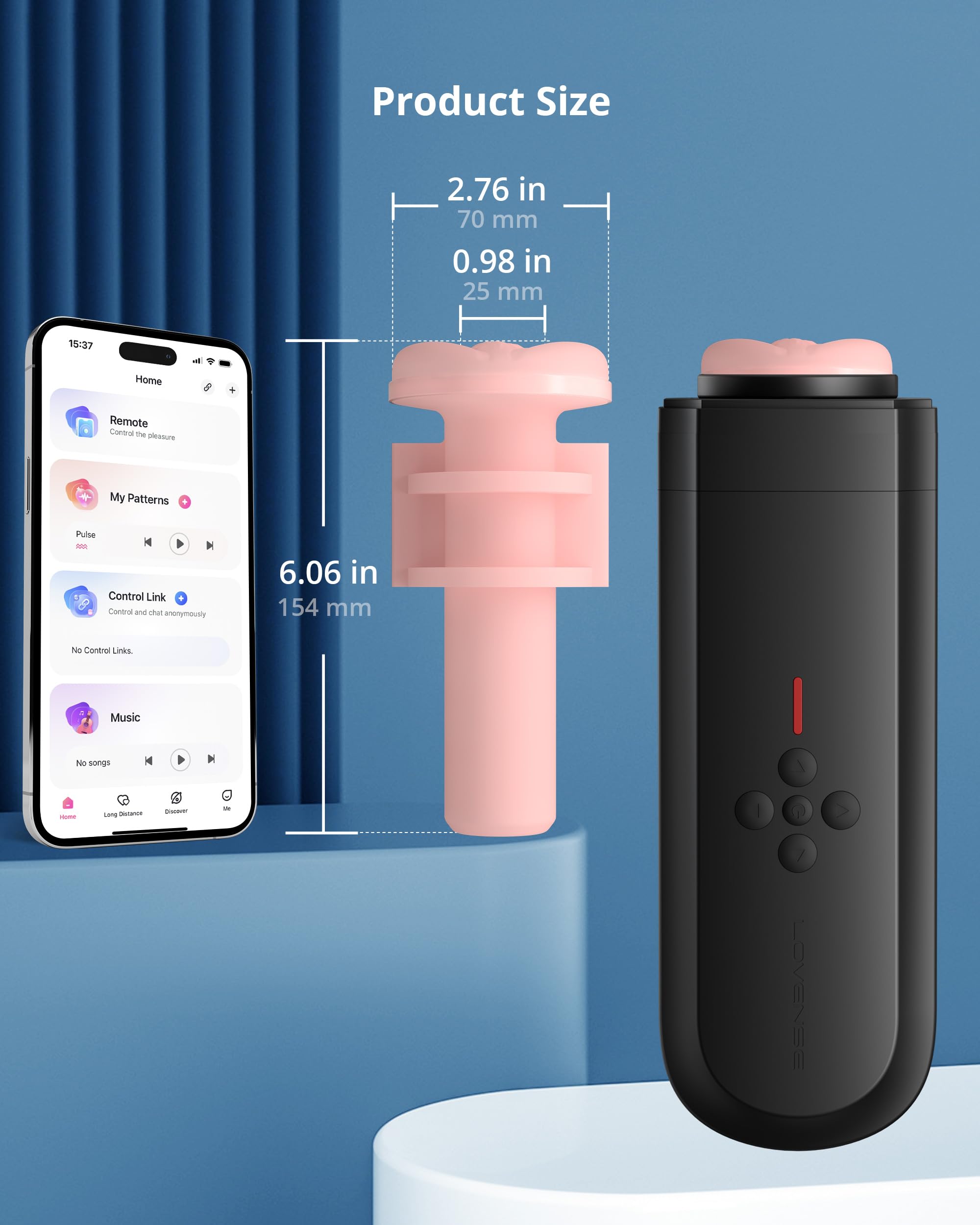 LOVENSE Solace ラブンス LOVENSE Solace Male Masturbator Accessories, Pocket Pussy Electric