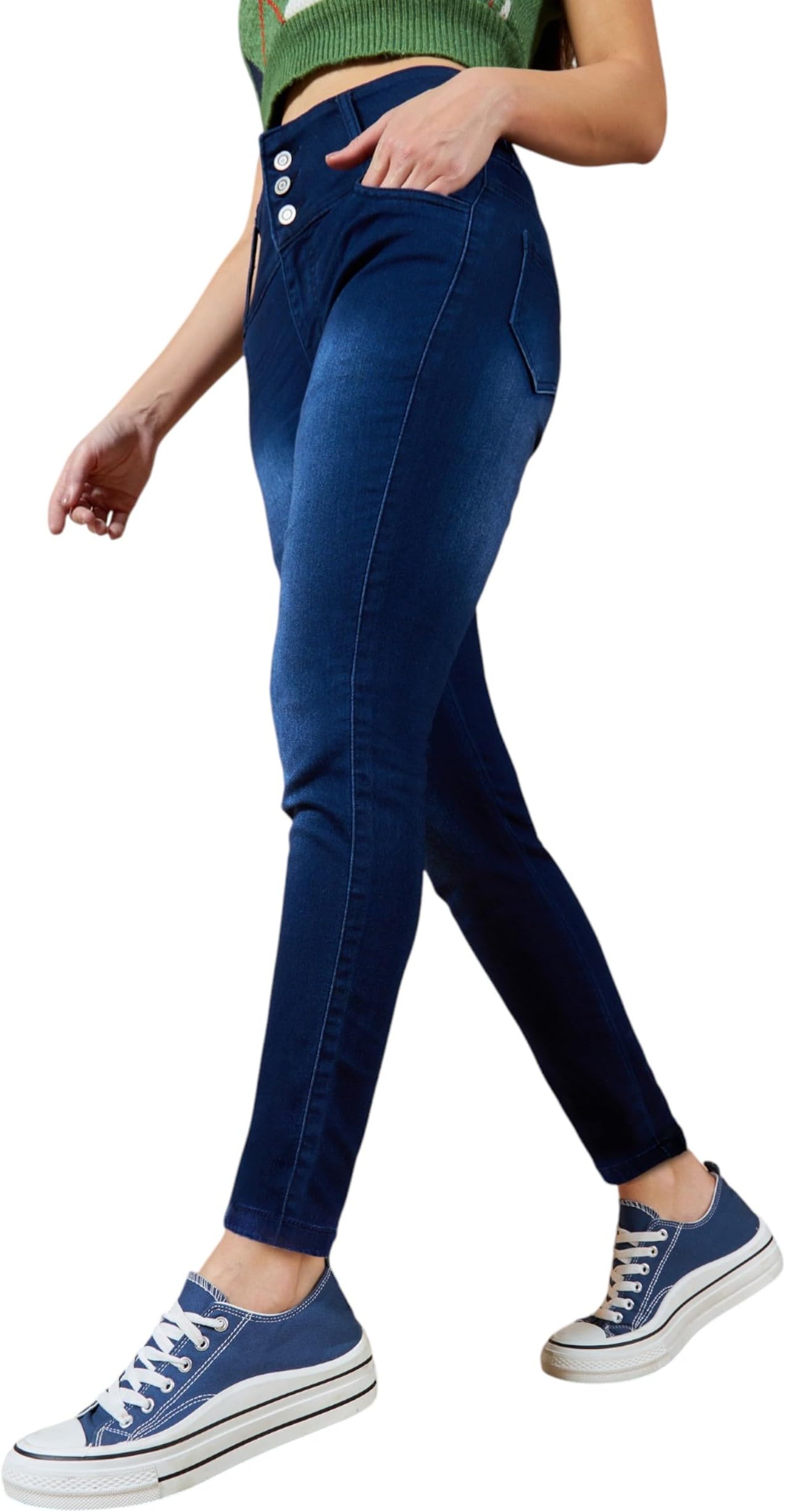 Miss Chase Women's Skinny Fit High Rise Jeans
