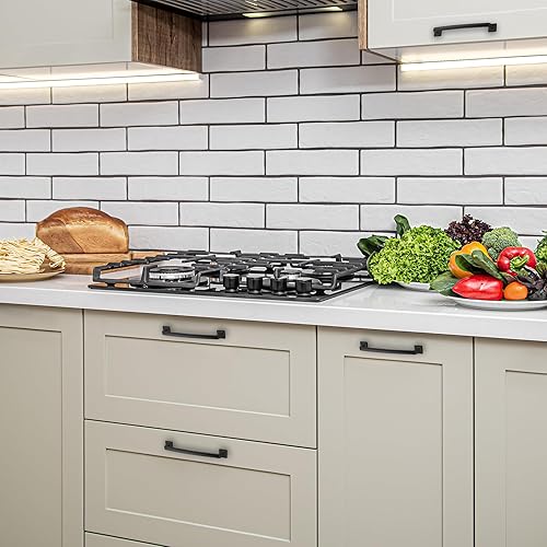 Miniatura 5 de Ravinte Paquete de 10 tiradores de arco de gabinete de cocina de pie cuadrado sólido de 6-14 pulgadas, manijas de gabinete de cocina, tiradores de