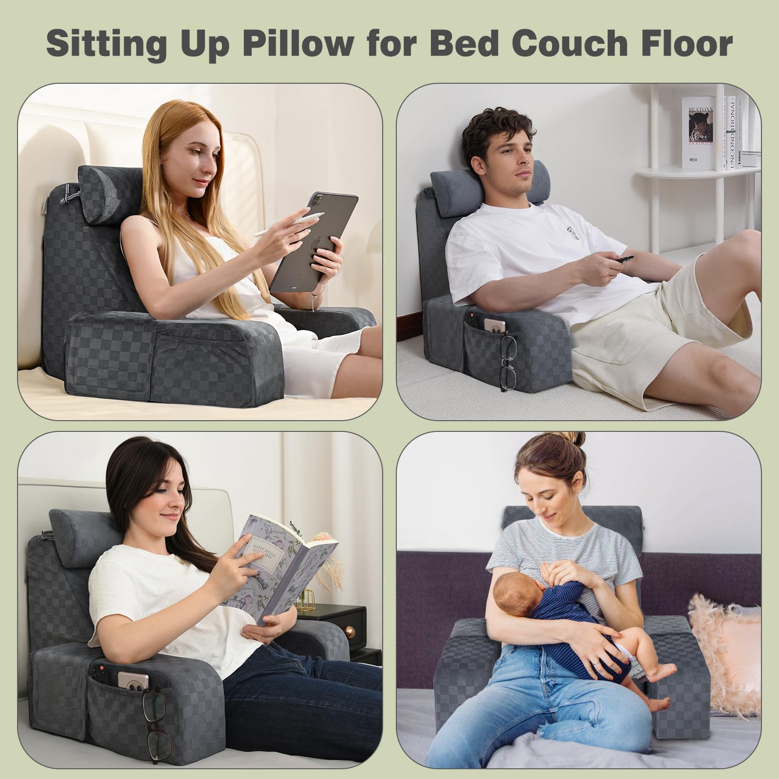 Bed Rest Pillow Back Support Pillows For Bed Pillows For Bed