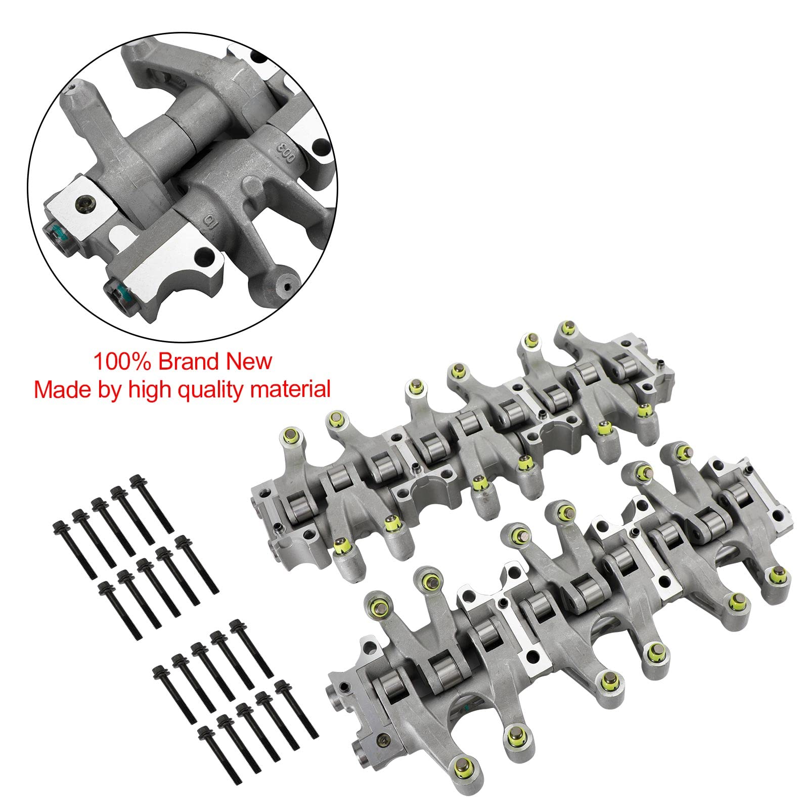 2PC Engine Rocker Arm and Shaft Assembly für Chrysler Dodge 3.5L 4.0L 4892293AC