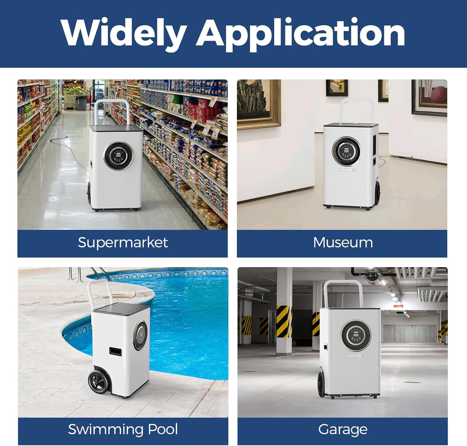 ALORAIR 170PPD Commercial Dehumidifier with Pump & Drain Hose, LGR Tech Industrial Dehumidifiers, for Water Damage Restore, Basements, Large Space, 5 Years Limited Warranty, Sentinel Elite 80X