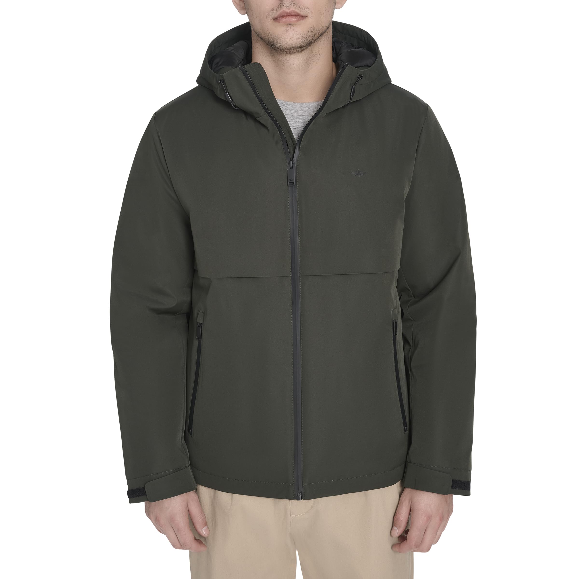 DOCKERS Men's Flex Tech Filled Storm Jacket