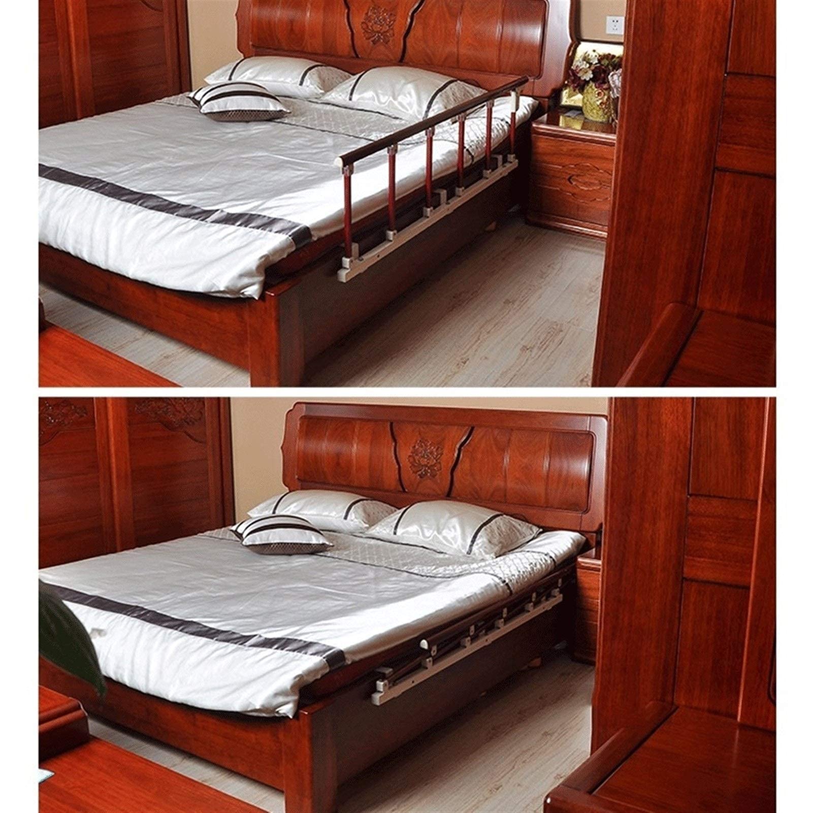Barre d'appui de chevet escamotable pour lit pliable et enfant