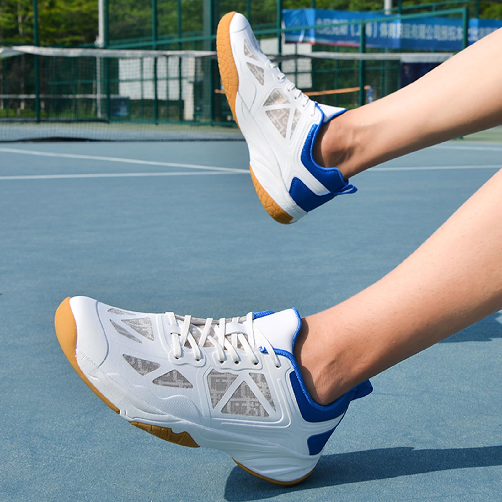 Scarpe Da Badminton E Squash ForceRoute - Leggere, Antiscivolo Per Indoor (Uomo/Donna)