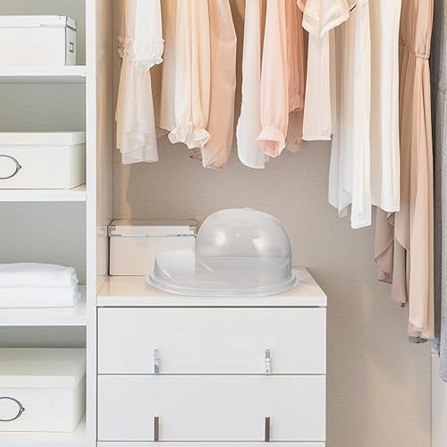 Miniatura 5 de Angoily 2 unidades de plástico transparente para gorras, cajas de almacenamiento para gorras de béisbol, soporte para organizar y exhibir tus