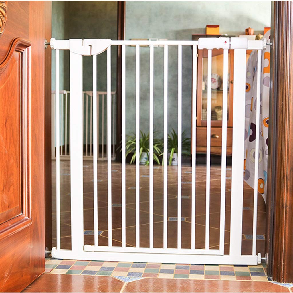 Porte de sécurité pour chien et chat hauteur 100cm barrière réglable 174-180cm