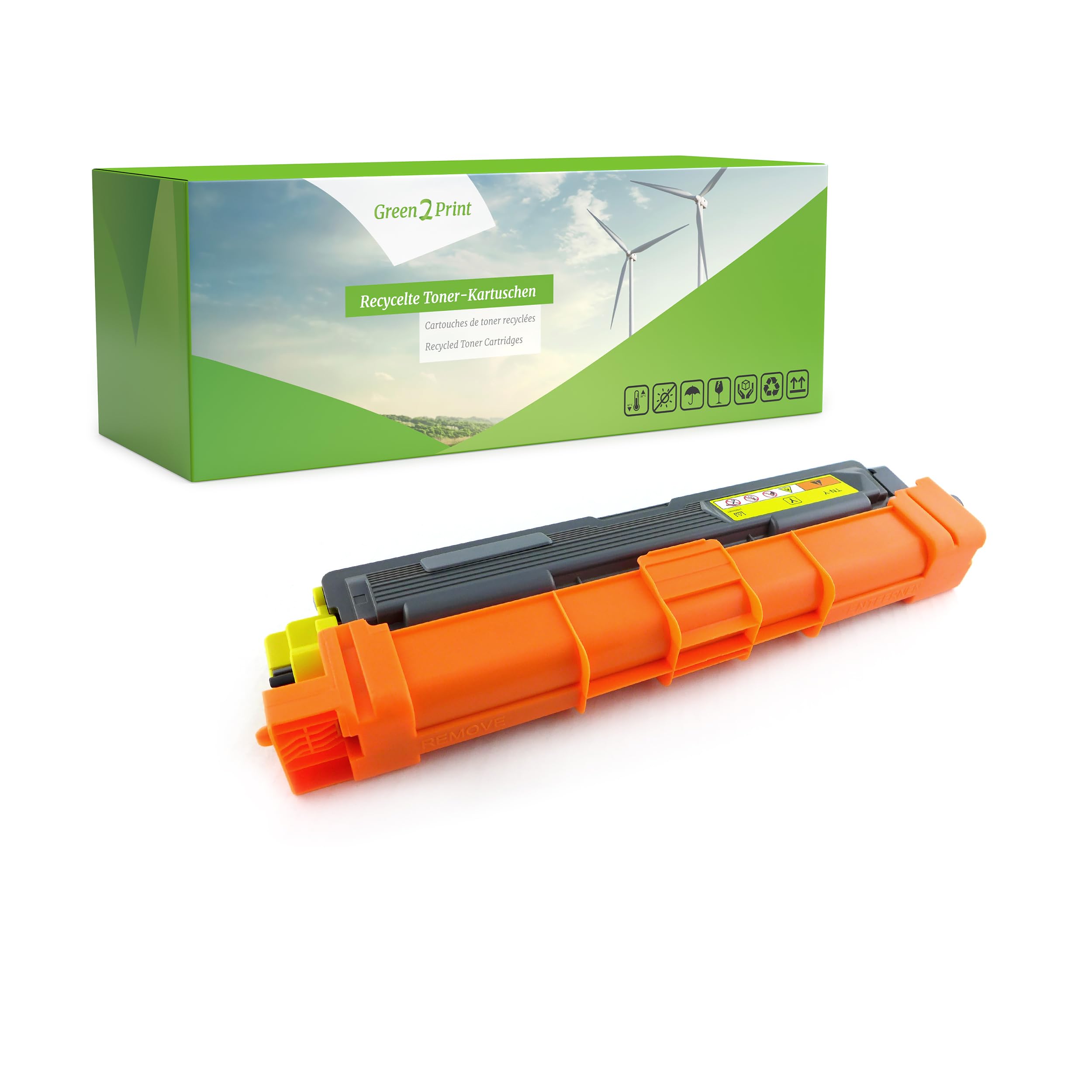 Cartouche De Toner Jaune Laser Compatible Brother DCP-9020CDW & HL-3170CDW – Marque Go Inks