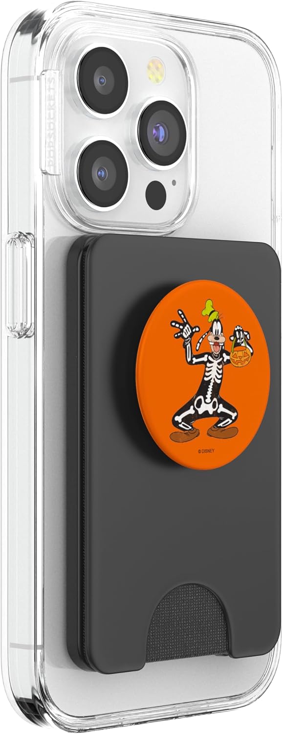 Disney Halloween Goofy Bones PopSockets PopWallet for MagSafe