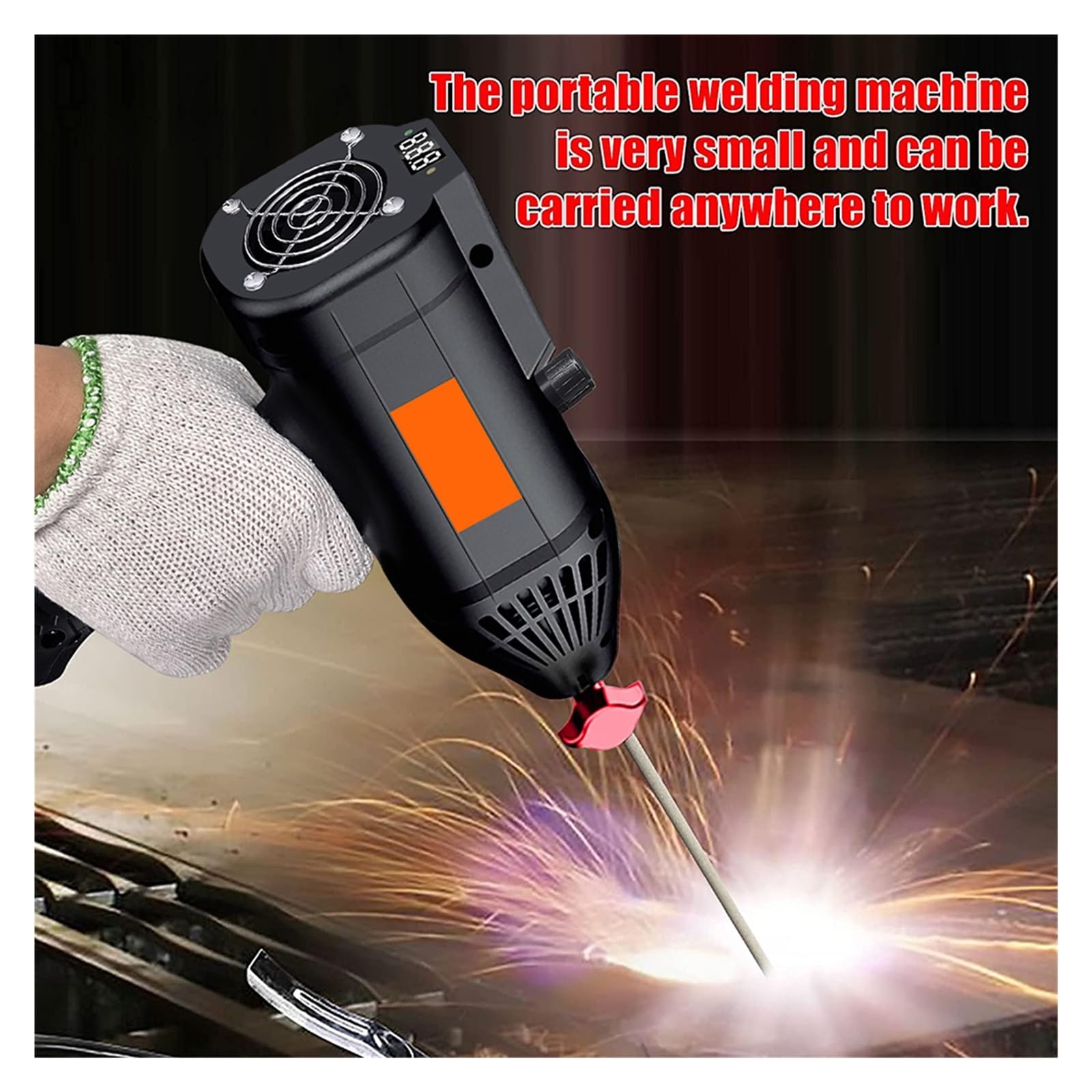 3900W Lichtbogenschweißgerät DIY Intelligentes Schweißgerät Elektrisches Automatische Digitale Einstellbare Schweißausrüstung Hohe SchweißLeistung(Arc Welder Glasses)