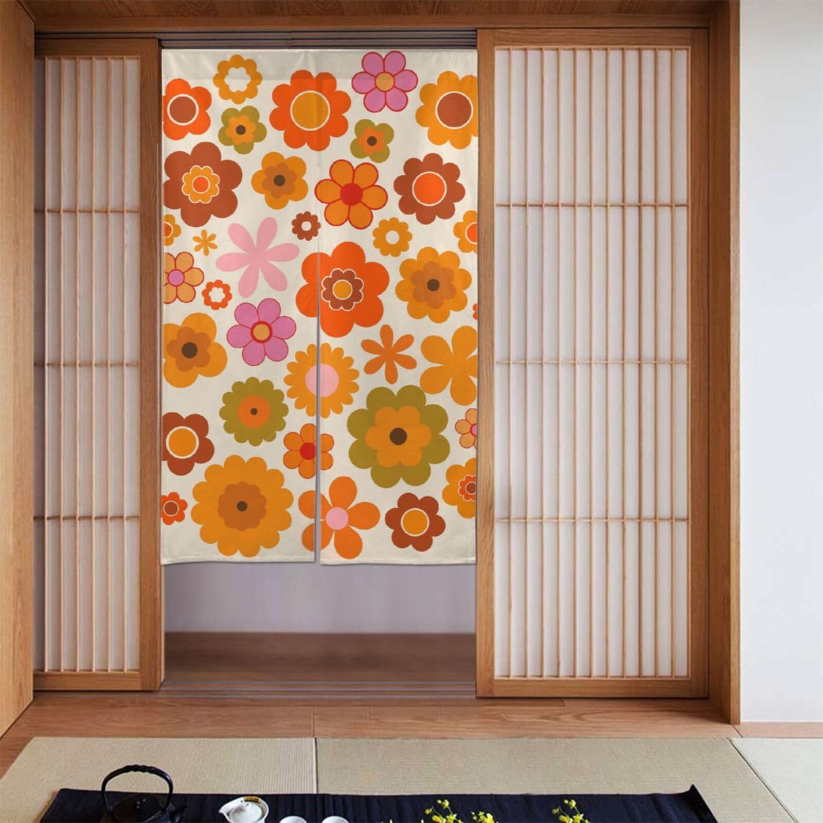 暖簾のれんオレンジ