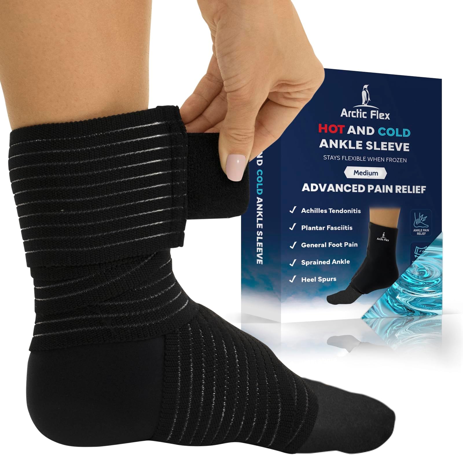 Arctic Flex Cold Therapy Socks Reusable Ice Cooling Sock