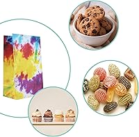 Vista 3 de Septo Bolsas de regalo de fiesta de teñido anudado, 24 bolsas de regalo de camuflaje, bolsas de regalo retro, coloridas fiestas infantiles