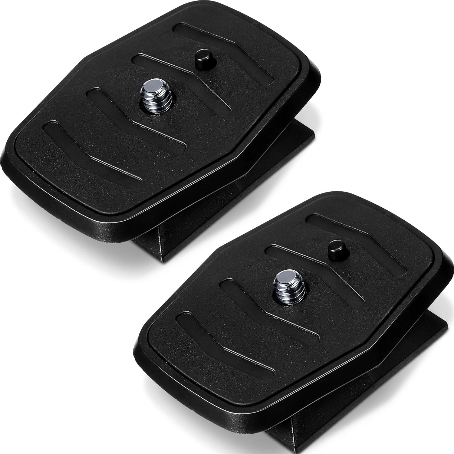 2 Pieces Tripod Quick Release Plate Tripod Adapter Mount Camera Tripod Adapter Plate Parts for