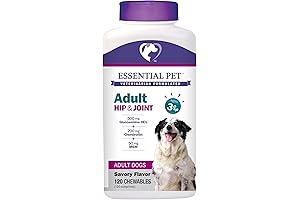 Essential Pet Adult Dog Hip & Joint Support Chewable Tablets: Joint Health...