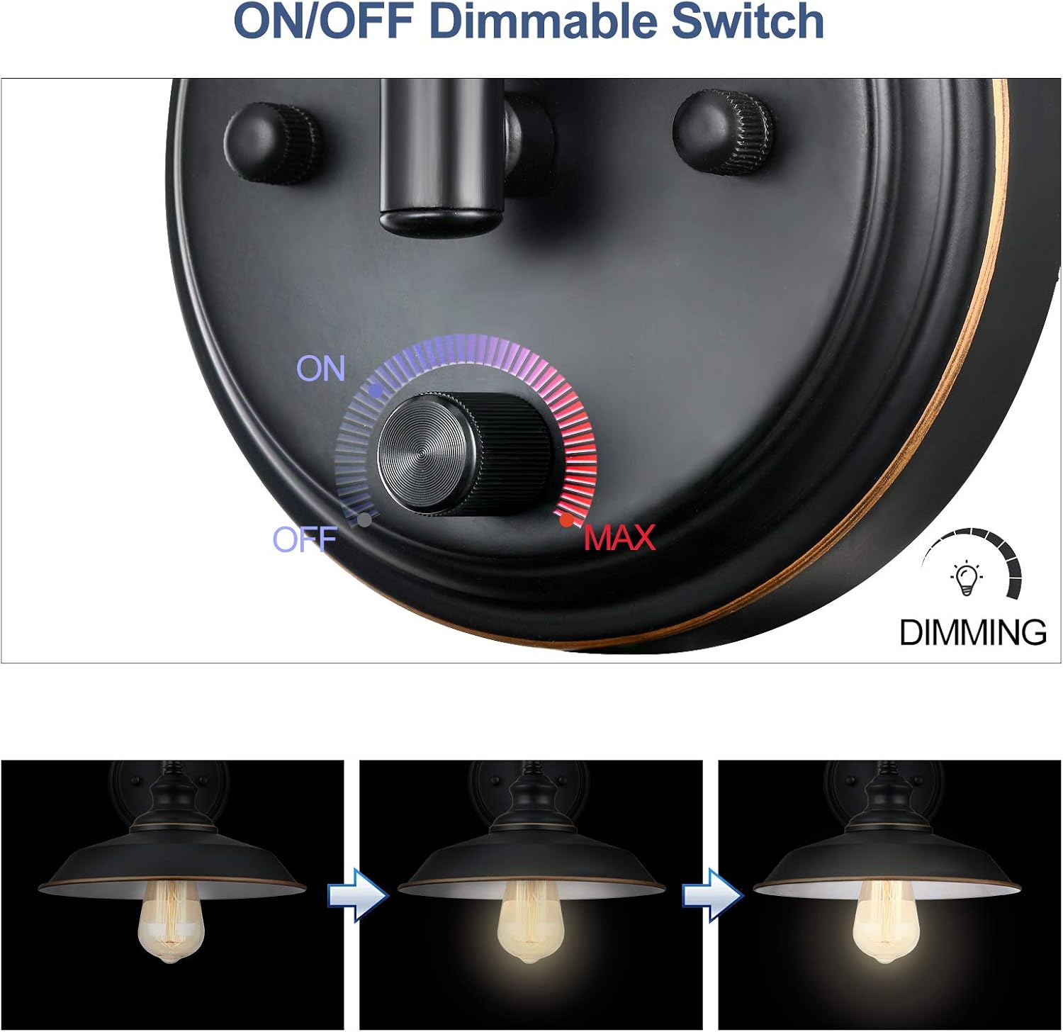 Frее Shірріng оƒƒеr TRLIFE Dimmable Gooseneck Wall Sconces, Swing Arm Wall Sconce Plug in Wall Light Fixture with On/Off Switch, Wall Lights with Plug in Cord E26 Base, UL Listed(2 Pack)