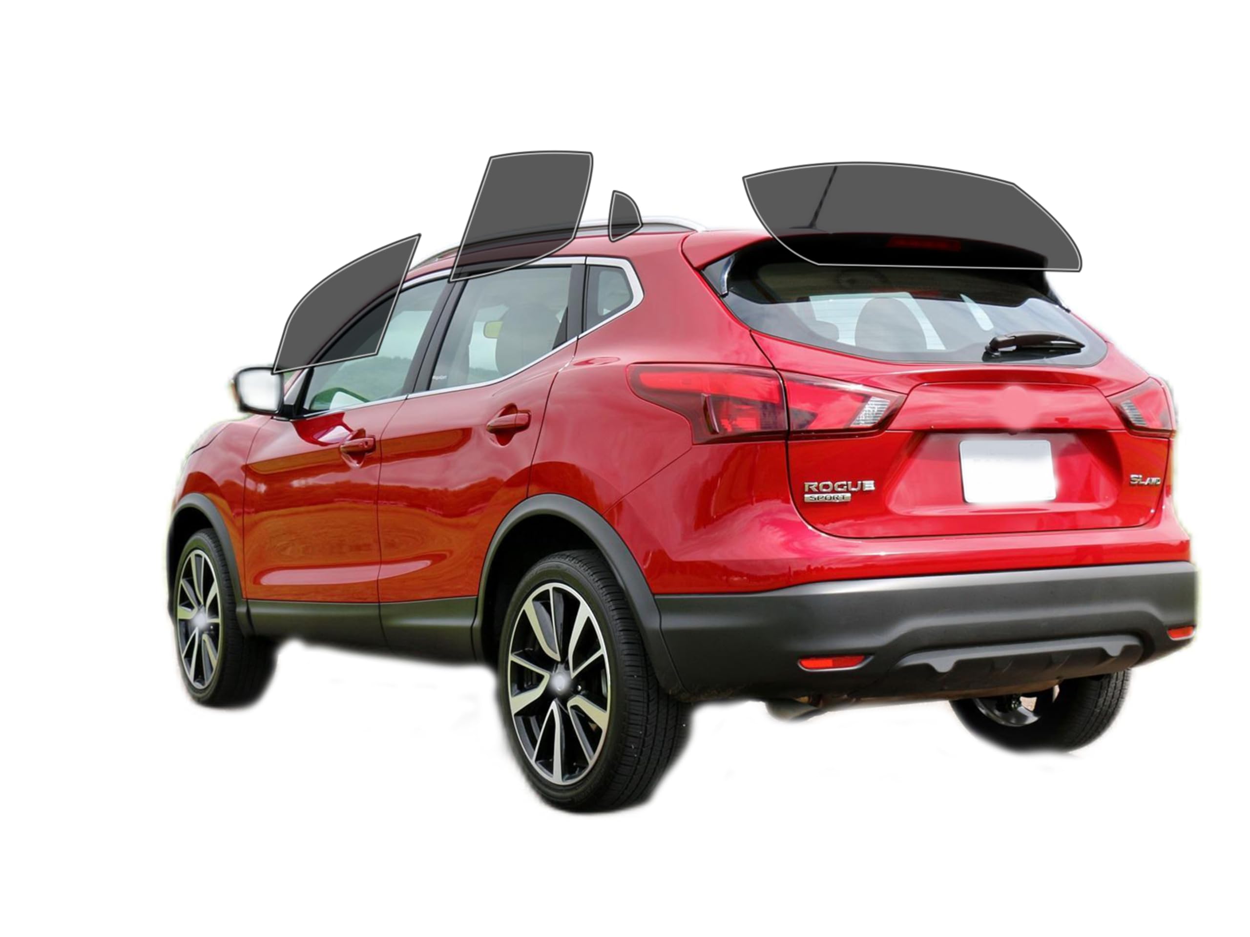 AUTOTEK Precut Windows Tint Film All Sides Cars Sun Blocking Protection Privacy Anti Shatter Glass 2 Ply Film Any Tint Shade kit for Nissan Rogue Sport 2017-2022