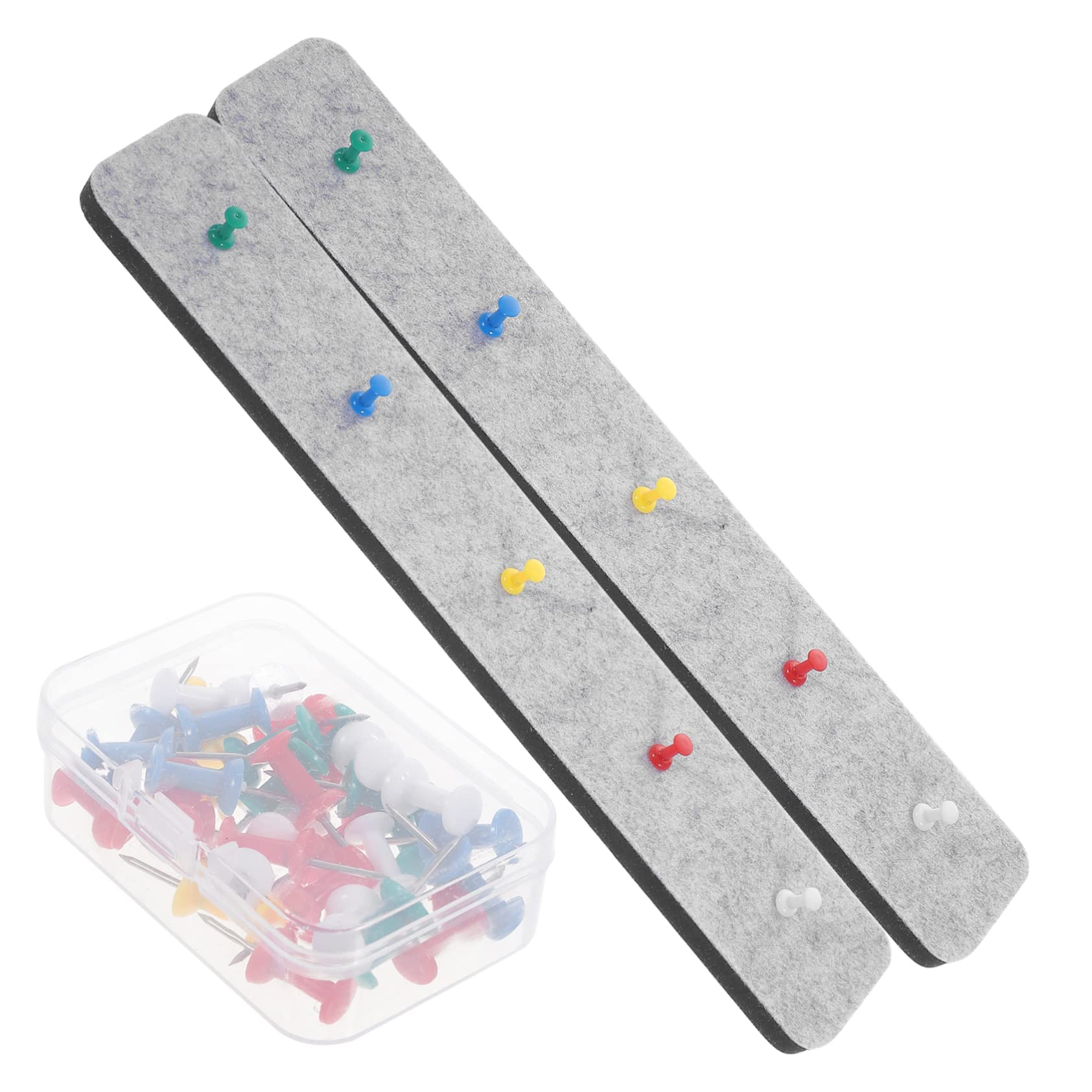 GRIRIW 1Set Felt Bulletin Board Strip for Classroom Self Adhesive Memo Board with Decorative Borders for Easy Wall Decoration for Home Office